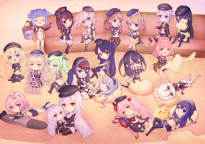 6+girls :d :o =_= ^_^ absurdres ahoge aiguillette anchor_symbol animal_hood annotated argyle_cutout arm_on_knee arm_strap arm_support arm_warmers armband azur_lane back bags_under_eyes bandana bandana_over_mouth bare_shoulders barefoot baseball_cap beret bikini bird black_bodysuit black_gloves black_hair black_hairband black_headwear black_jacket black_one-piece_swimsuit black_pantyhose black_shorts black_skirt black_sleeves black_socks black_thighhighs blanket blonde_hair blue_dress blue_eyes blue_hair blue_headwear blue_jacket blue_one-piece_swimsuit blunt_bangs blush bodysuit book bow bra braid breasts brown_cloak brown_hair brown_jacket bucket buttons candy cape chick cleavage cloak closed_eyes closed_mouth clothing_cutout collared_dress commentary_request couch country_connection cropped_jacket cross crossed_bangs cup detached_sleeves dress drinking drinking_straw ear_piercing elbow_gloves fingerless_gloves flat_chest food front_zipper_swimsuit full_body fur_collar gloves graf_zeppelin_(azur_lane) green_hair grey_bra grey_eyes grey_jacket hair_between_eyes hair_intakes hair_ornament hair_ribbon hairband hairbow hairclip hand_in_another's_hair hat headphones headphones_around_neck heterochromia highres holding holding_blanket holding_bucket holding_candy holding_cup holding_food holding_hands holding_lollipop hood hood_down hooded_cloak house_of_cards hugging_doll hugging_object iron_cross jacket knee_up kneehighs knees_together_feet_apart knees_up large_breasts leg_tattoo leotard light_brown_hair lollipop long_hair long_sleeves looking_at_viewer low_twintails lying manjuu_(azur_lane) medium_breasts meme_attire midriff military_hat mini_hat motion_lines multicolored_hair multiple_girls navel navel_cutout no_shoes notice_lines oerba_yun_fang on_back on_side on_stomach one-piece_swimsuit one_side_up open_book open_clothes open_jacket open_mouth own_hands_together panties panty_peek pantyhose peaked_cap piercing pillow pillow_hug pink_bow pink_hair pink_hairband pink_ribbon pleated_skirt purple_eyes purple_hair reading red_eyes red_gloves ribbon seiza shaded_face shadow shark_hood shirt short_braid short_hair short_sleeves short_twintails shorts shoulder_cutout side_cutout side_ponytail side_slit sidelocks single_sleeve sitting sitting_on_lap sitting_on_person skin_fang skirt sleeveless sleeveless_dress sleeveless_shirt small_breasts smile socks standing strapless streaked_hair striped_bow striped_clothes striped_headwear stuffed_animal stuffed_rabbit stuffed_toy swept_bangs swimsuit swirl_lollipop taka-8g tattoo thigh_strap thighhighs tilted_headwear torpedo training_bra tube_top twin_braids twintails two-sided_cape two-sided_fabric two_side_up u-101_(azur_lane) u-110_(azur_lane) u-47_(azur_lane) u-522_(azur_lane) u-556_(azur_lane) u-557_(azur_lane) u-73_(azur_lane) u-81_(azur_lane) underboob underwear unzipped very_long_hair water_drop white_bikini white_gloves white_hair white_one-piece_swimsuit white_skirt white_thighhighs wrist_cuffs wristband yellow_eyes yellow_gloves yokozuwari z18_(azur_lane) z19_hermann_kunne_(azur_lane) z1_leberecht_maass_(azur_lane) z20_karl_galster_(azur_lane) z21_(azur_lane) z23_(azur_lane) z25_(azur_lane) z2_georg_thiele_(azur_lane) z35_(azur_lane) z36_(azur_lane) z46_(azur_lane) zeppy_(azur_lane) zettai_ryouiki