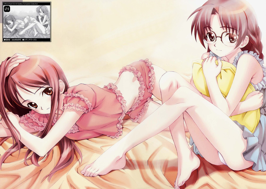 cross+channel kirihara_touko lingerie matsuryuu megane miyasumi_misato