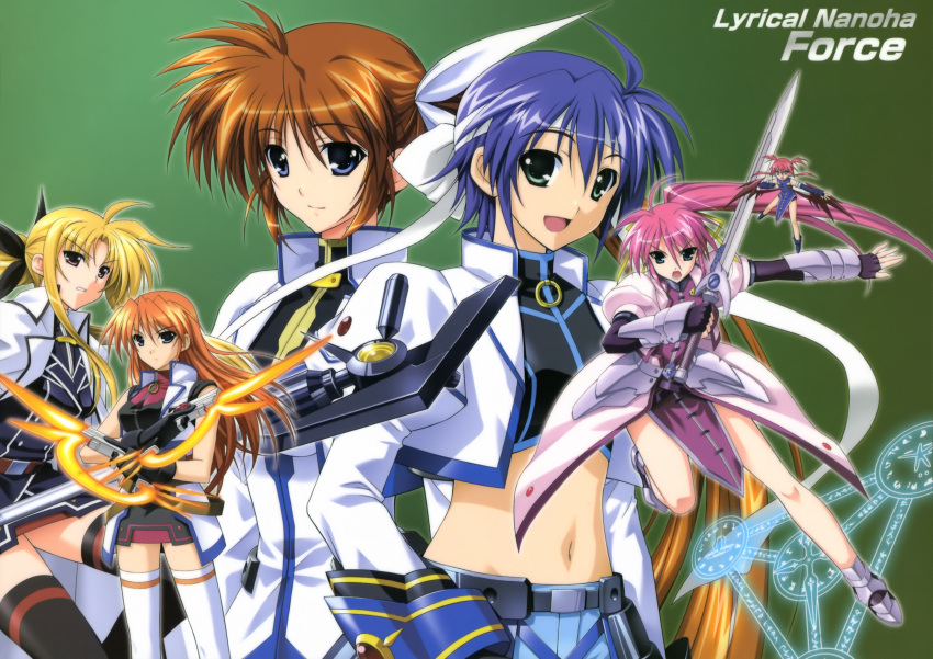 agito fate_testarossa mahou_senki_lyrical_nanoha_force mahou_shoujo_lyrical_nanoha signum subaru_nakajima takamachi_nanoha teana_lanster