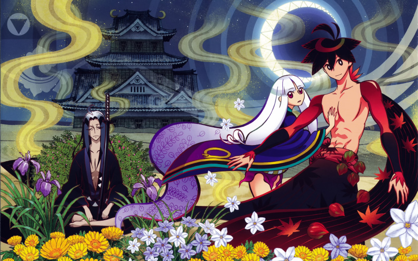 ginkaku_uneri katanagatari togame wallpaper yasuri_shichika