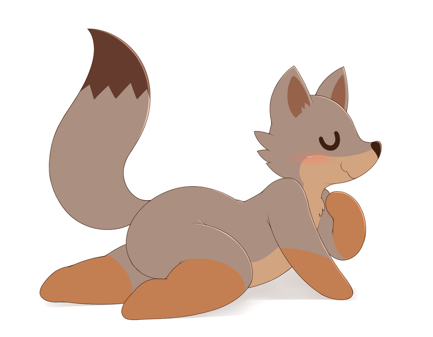 2015 acstlu ambiguous_gender anthro ass big_butt black_eyes blush brown_body brown_fur brown_nose canid canine closed_eyes digital_media_(artwork) dipstick_tail facebook facebook_fox facebook_stickers fox fur gloves_(marking) hi_res leg_markings mammal markings multicolored_body multicolored_fur multicolored_tail nude raised_tail shadow side_view simple_background smile socks_(marking) solo tail tail_markings uwu white_background