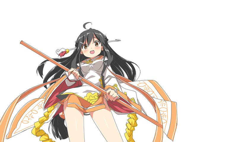 ara black_hair elsword white yellow_eyes