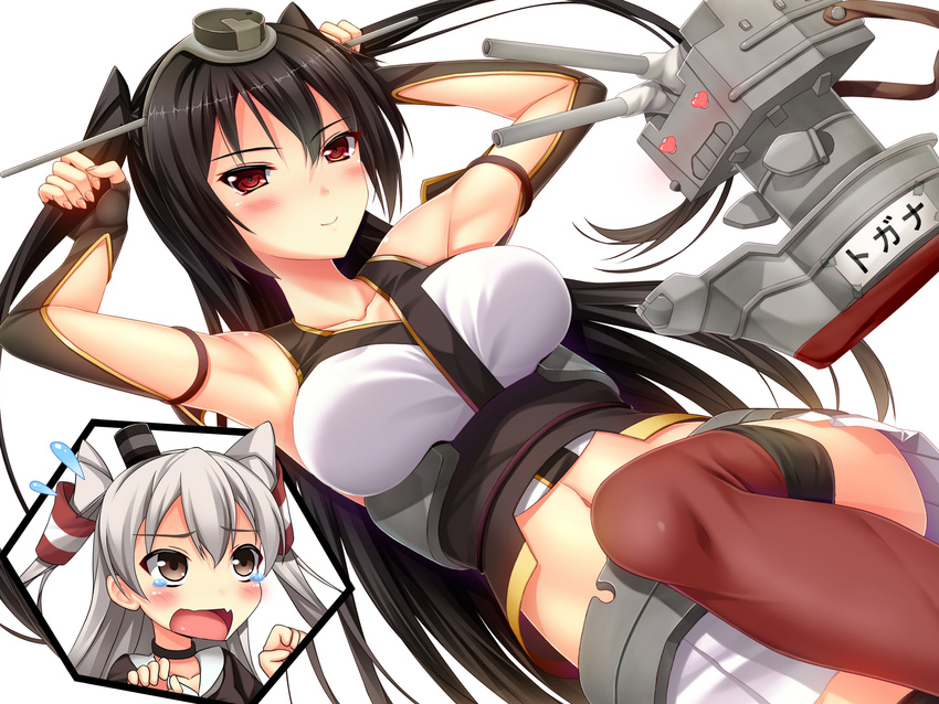 amatsukaze_(kancolle) kantai_collection nagato_(kancolle) rensouhou-kun yujin-yujin