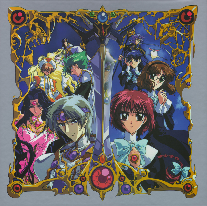 caldina emeraude hououji_fuu magic_knight_rayearth ryuuzaki_umi shidou_hikaru