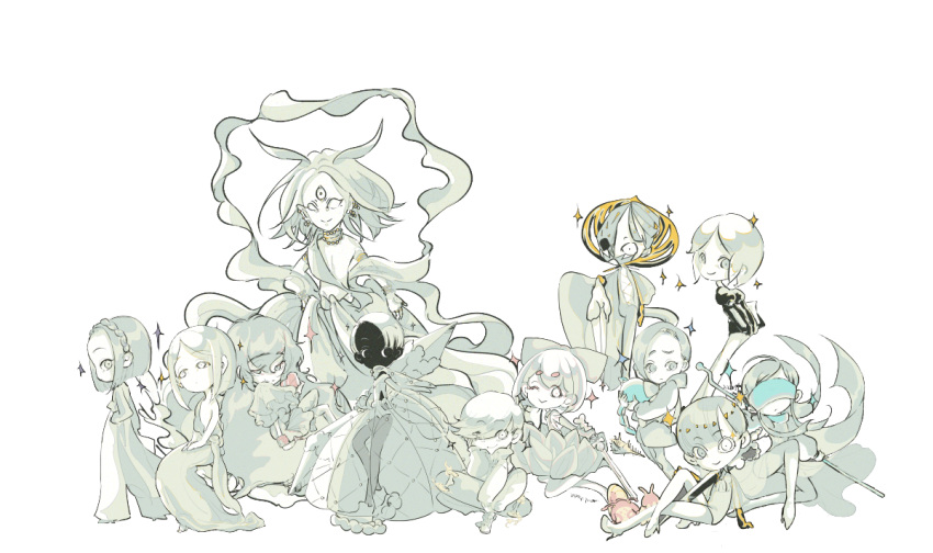 1boy 6+others ;> absurdly_long_hair aechmea_(houseki_no_kuni) alexandrite_(houseki_no_kuni) alternate_hair_length alternate_hairstyle amethyst_(houseki_no_kuni) androgynous animal anklet antennae arm_at_side arm_support asymmetrical_hair ball_and_chain_(weapon) bare_arms bare_legs bare_shoulders beads benitoite_(houseki_no_kuni) black_skin blank_eyes blindfold blunt_bangs bob_cut bodysuit bow bowl_cut bracelet braid cairngorm_(houseki_no_kuni) carrying_over_shoulder chibi coat colored_skin cracked_skin crossed_legs crown_braid curly_hair dated diamond_(houseki_no_kuni) drawstring dress dutch_angle earrings elbow_gloves expressionless eyelashes eyes_visible_through_hair facing_viewer floating_hair from_behind from_side frown full_body fur_trim gem_uniform_(houseki_no_kuni) glint gloves golden_arms goshenite_(new)_(houseki_no_kuni) hair_between_eyes hair_over_one_eye hairbow hand_in_pocket hand_on_own_cheek hand_on_own_face hand_up hands_on_own_thighs head_rest heterochromia high_heels holding holding_notepad holding_skateboard holding_sword holding_weapon hoop_skirt houseki_no_kuni inverted_bob invisible_chair jewelry jumping knee_up leaning_forward leotard leotard_under_clothes long_hair long_sleeves looking_afar looking_at_viewer looking_back looking_to_the_side moon_uni moon_uniform_(houseki_no_kuni) multiple_others multiple_persona notepad on_one_knee one-eyed one_eye_closed orb other_focus outstretched_arm outstretched_leg padparadscha_(houseki_no_kuni) pale_color pants pantyhose parted_bangs partially_colored phosphophyllite phosphophyllite_(ll) profile puffy_long_sleeves puffy_short_sleeves puffy_sleeves robe scarf seashell see-through see-through_sleeves shawl shell shoes short_hair short_sleeves shorts sidelocks sideways_glance simple_background sitting skateboard sleeves_past_wrists smile smirk snail sneakers sparkle spoilers standing straight-on suspender_shorts suspenders swept_bangs swimsuit sword third_eye very_long_hair weapon wide_sleeves yawo yellow_diamond_(houseki_no_kuni)