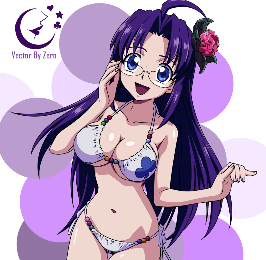 basquash! bikini cleavage megane mizugi signed vector violette violette_(basquash)