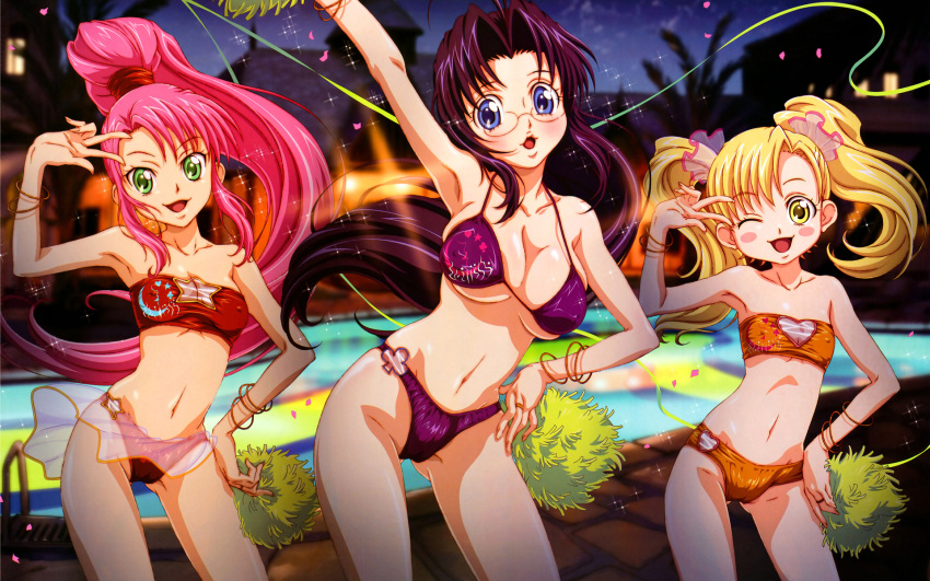 basquash! bikini citron mizugi rouge violette violette_(basquash) waki