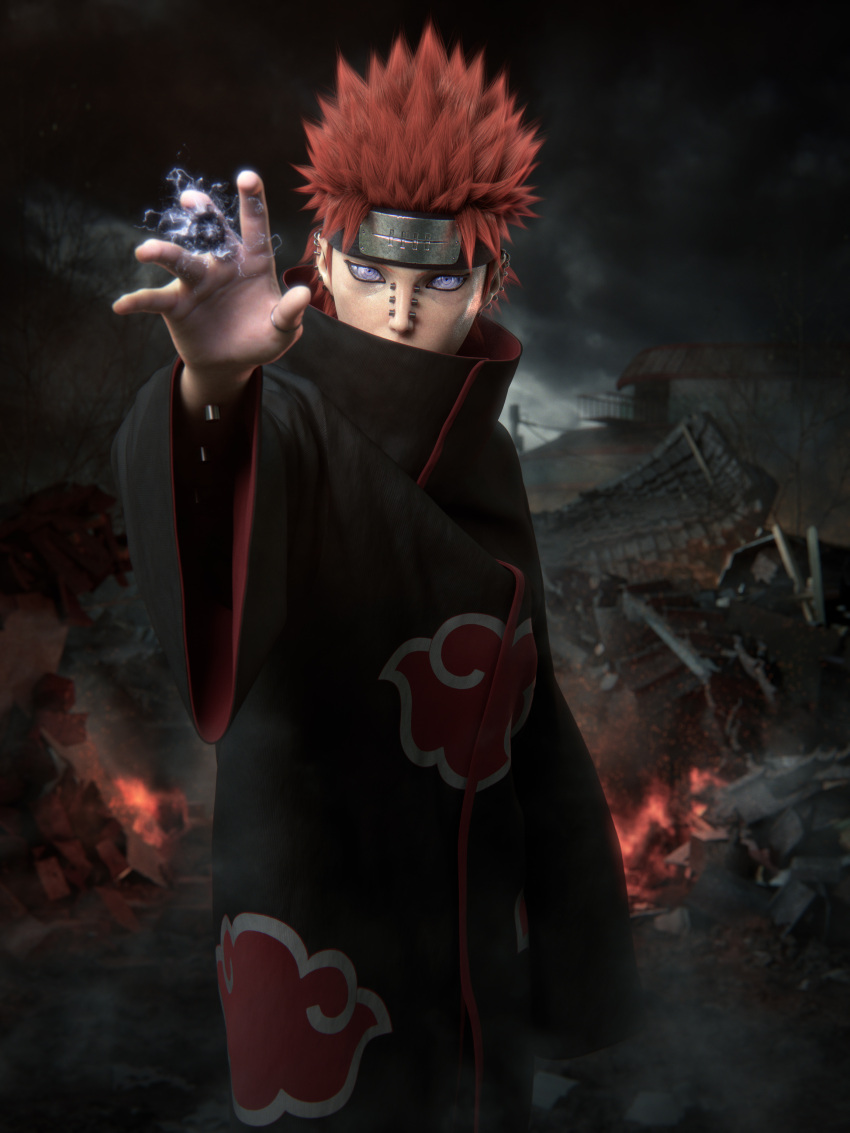 akatsuki naruto orange_hair pain tagme