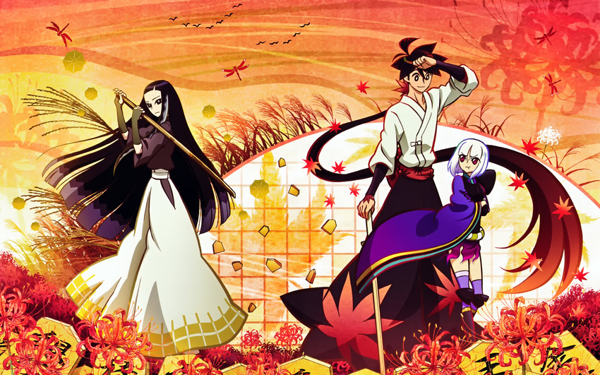 katanagatari kiguchi_zanki togame wallpaper yasuri_shichika