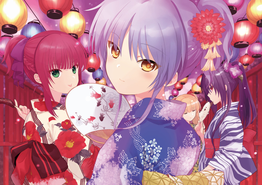 angel_beats! asami_yuriko japanese_clothes shiina tenshi yurippe yusa