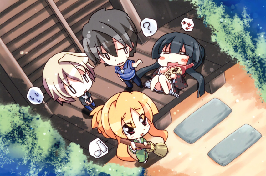 chibi hoshino_ayumu hoshino_kazuma hoshizora_e_kakaru_hashi sawano_akira toudou_tsumugi yorozu_senka