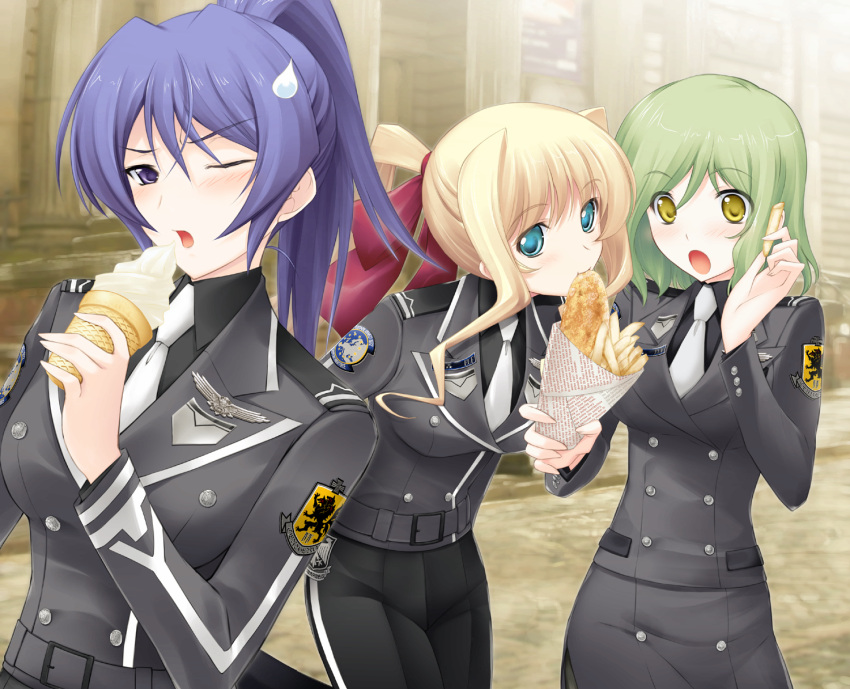 helgarose_von_falkenmayer ilfriede_von_feulner lunateresia_von_wizleben muvluv muvluv_alternative