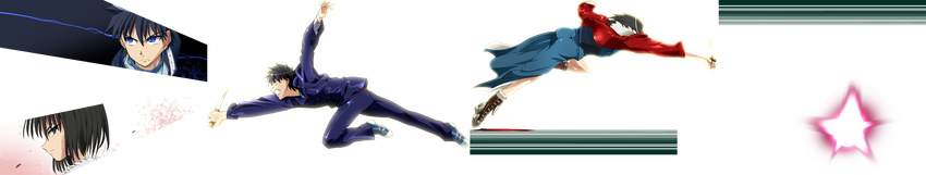 battle_moon_wars kara_no_kyoukai knife male ryougi_shiki tohno_shiki tsukihime