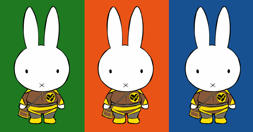 animal_ears female iesupa miffy miffy_(character) multicolored_background rabbit_ears rwby velvet_scarlatina