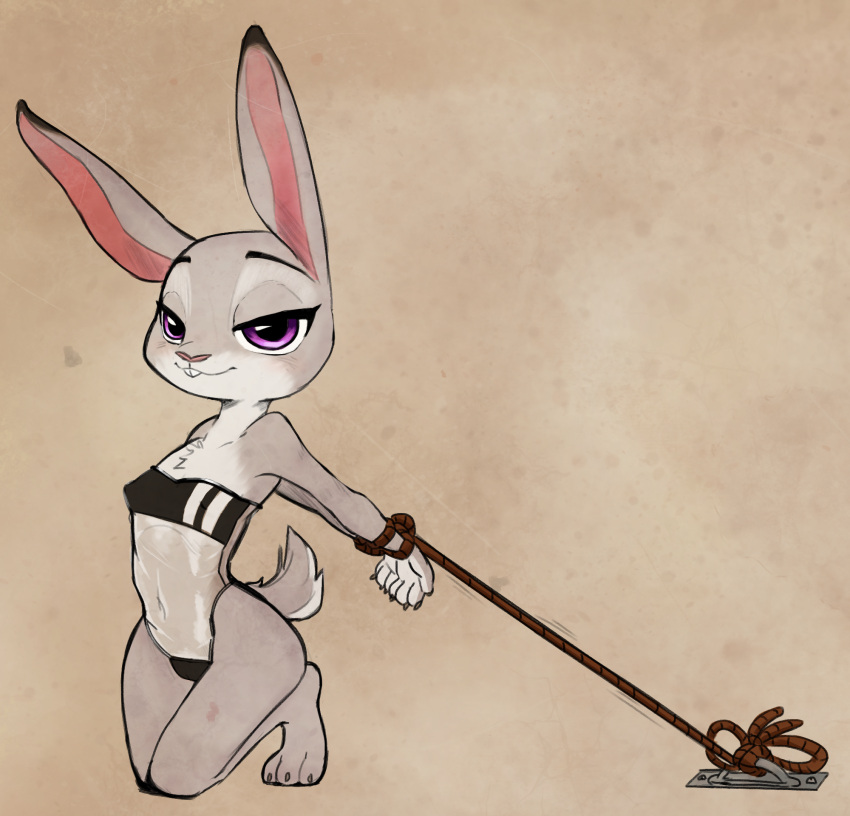 anthro bondage bondage bound clothing disney ears_up female flat_chested gris_swimsuit hands_tied hi_res judy_hopps kneeling lagomorph leporid mammal meme meme_clothing one-piece_swimsuit rabbit rope smile solo swimwear tail translucent translucent_clothing translucent_swimwear viofsa zootopia