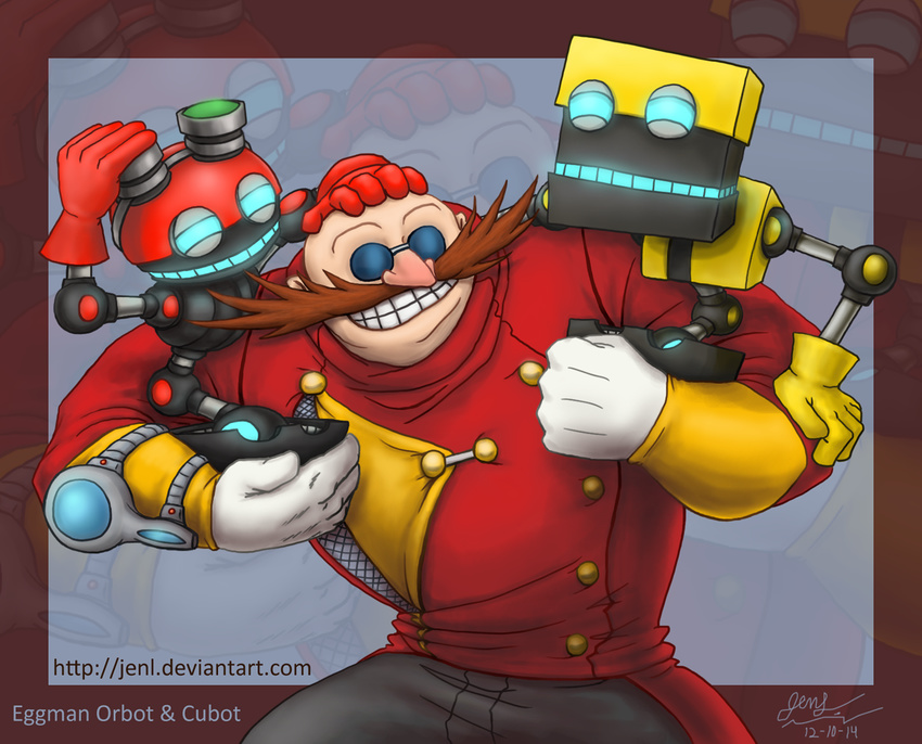 clothing cubot digital_media_(artwork) dr._eggman eyewear facial_hair glasses gloves goggles group handwear human jenl machine male mammal moustache not_furry orbot robot sega sonic_boom sonic_the_hedgehog_(series) text url