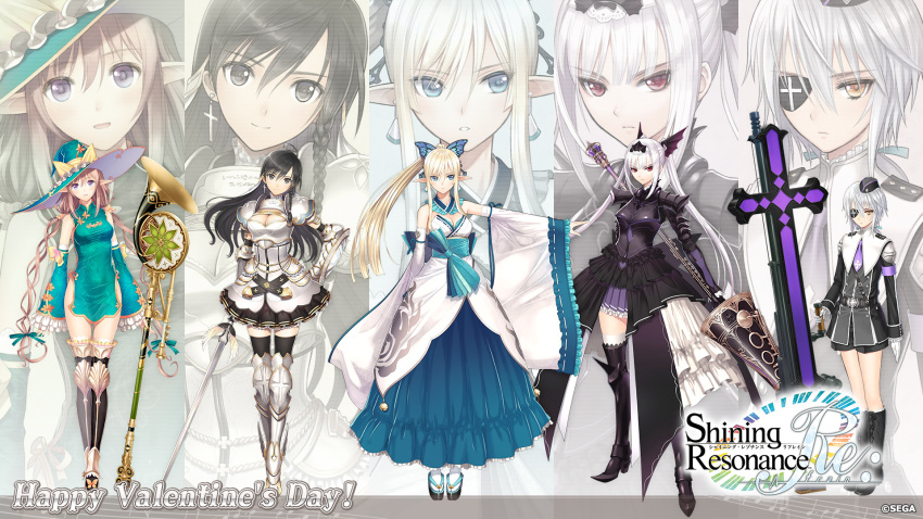 excela_noa_aura kirika_towa_alma marion_le_sheila rinna_mayfield sega shining_resonance shining_world sonia_branche tony_taka wallpaper