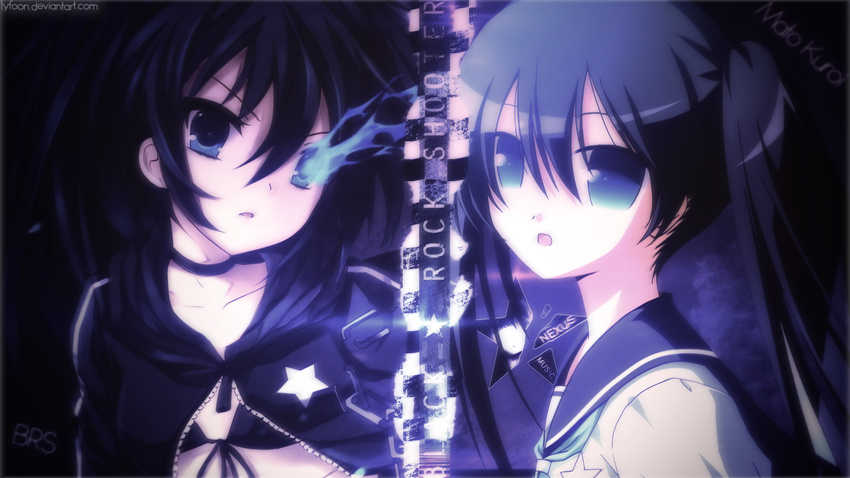 black brs kuroi lyfoon mato rock shooter