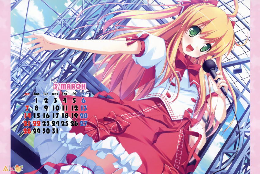 alcot calendar jpeg_artifacts lolita_fashion nimura_yuuji osananajimi_wa_daitouryou ouhama_yukino thigh-highs