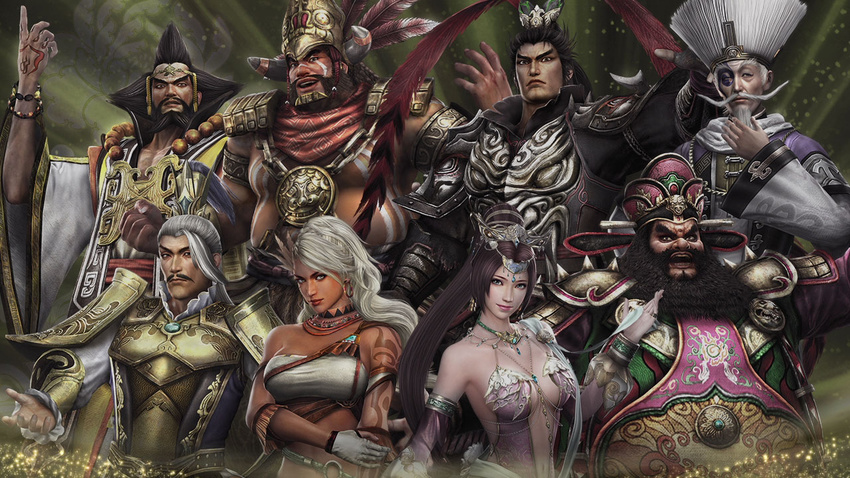 diao_chan dong_zhuo lu_bu meng_huo shin_sangoku_musou yuan_shao zhang_jiao zhu_rong zuo_ci