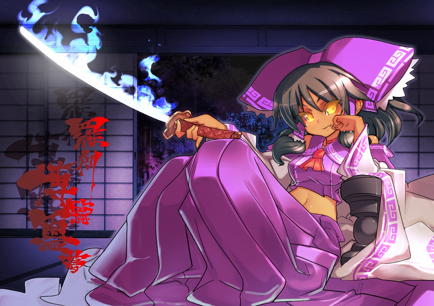 a-walk hakurei_reimu sword tagme touhou