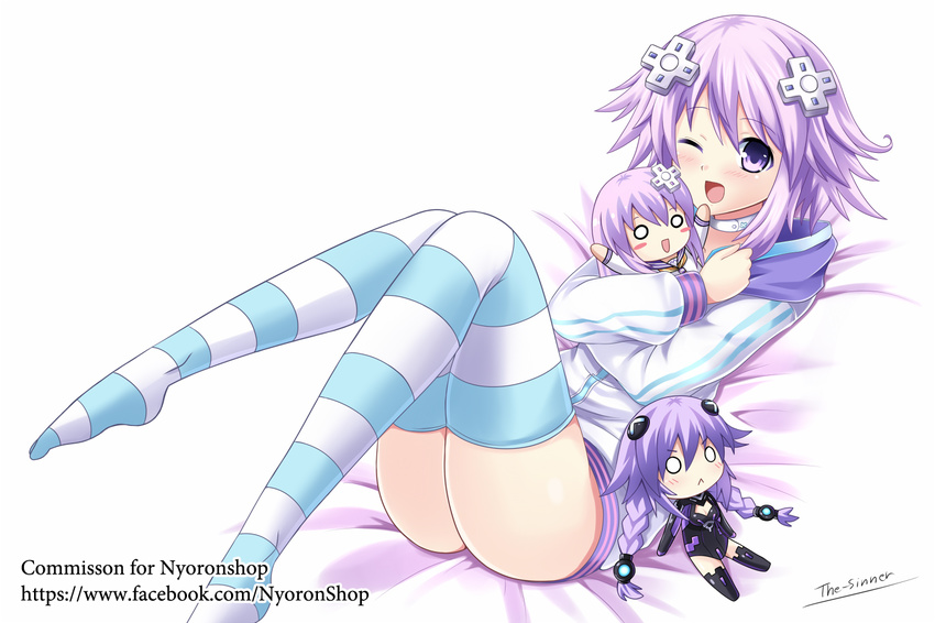 choujigen_game_neptune nepgear neptune purple_heart the-sinner