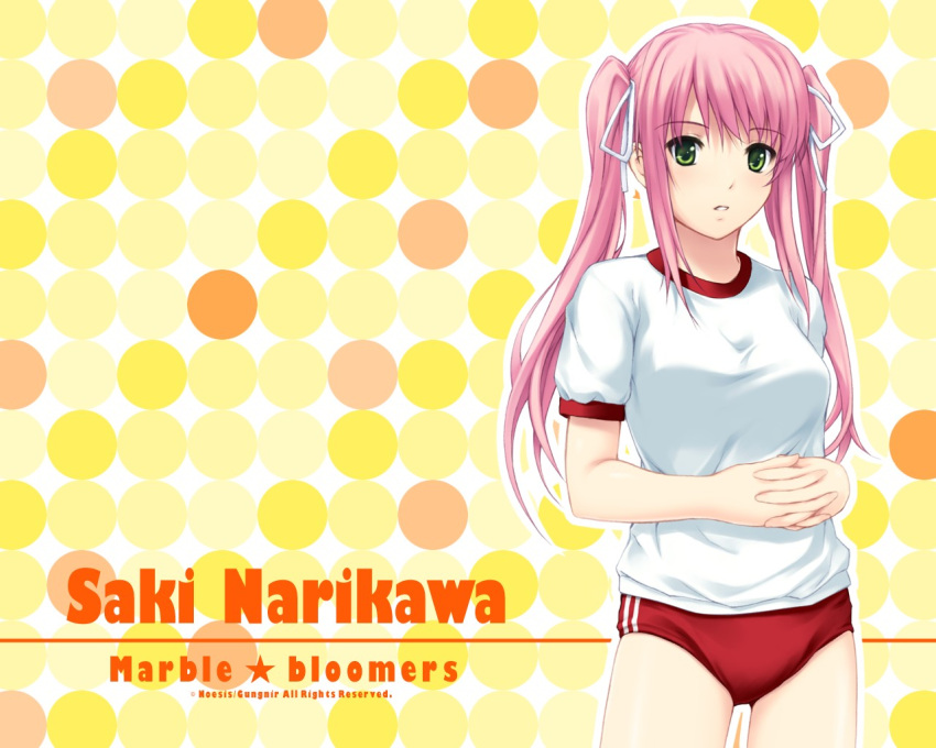 bloomers coffee-kizoku gym_uniform marble_bloomers narikawa_saki noesis wallpaper