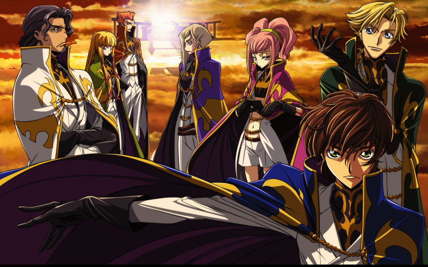 anya_alstreim bismarck_waldstein code_geass gino_weinberg kururugi_suzaku luciano_bradley monica_kruszewski nonette_enneagram vector