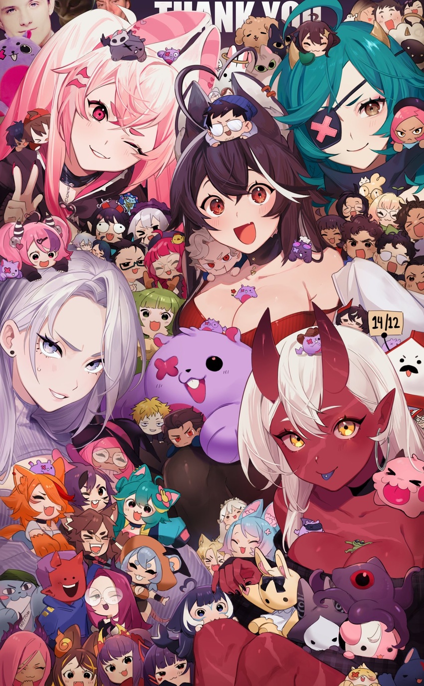 2wintails aicandii akuma_nihmune akumi boo_the_rat_(vtuber) buffpup_(vtuber) giwi haruka_karibu horns indie_virtual_youtuber ironmouse josh_hutcherson jowol momotexx_(artist) momotexx_(vtuber) monarch_(amalee) multiple_females multiple_males onigiri_(vtuber) porcelainmaid rosedoodle_(vtuber) rubberross shiabun shylily silvervale sinder_(vtuber) trickywi veibae virtual_youtuber vshojo vtuber vyugen waldorn