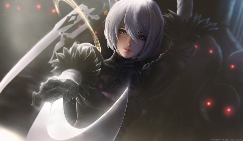 artist_revision dress limgae nier_automata sword yorha_no.2_type_b