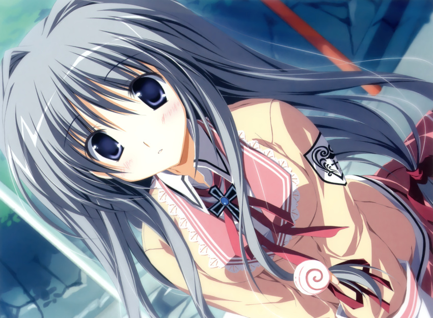 game_cg gray_hair korie_riko minato_himawari seifuku supreme_candy