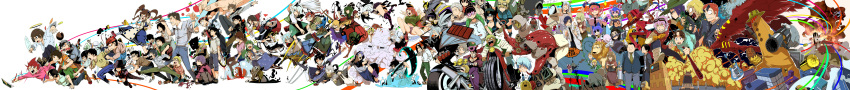 >_< 6+boys 6+girls =_= absurdres ahoge alita amarao amazon_(company) amidamaru anchor anger_vein animal_ears apple apple_inc. apron armor artificial_vagina asakura_yoh ascot asymmetrical_wings atomsk bag bandages baseball baseball_bat battle_angel_alita bel_hydra bell beros bird black_hair blonde_hair blood_lad blue_eyes blue_hair bone bow bowtie box braid breasts broom broom_surfing brown_eyes brown_hair canti cat_ears character_request checkered cheese cigarette cleavage clenched_teeth closed_eyes clothes_iron clothes_writing cloud commentary_request crack crow cuffs dark_skin deckman_100 detached_sleeves dress eating feathers flandre_scarlet flat_chest flcl floating flying food formal frills from_behind front_ponytail fruit gem genshiken geta glasses gloves goggles gohei green_hair grey_hair guitar gun hairbow hakurei_reimu hammer hand_fan handgun hands harisen haruhara_haruko hat hat_bow headphones heart helmet highres hong_meiling hood horns houjuu_nue ibuki_suika instrument inubashiri_momiji izayoi_sakuya kaenbyou_rin kagiyama_hina key kirisame_marisa kitsurubami knife kochiya_sanae konpaku_youmu kugayama_mitsunori kumoi_ichirin kyouran_kazoku_nikki large_breasts leaf lion long_hair lying madarame_harunobu maid_headdress mamejiro medium_breasts midarezaki_kyouka midarezaki_teika mini-hakkero mole moriya_suwako motor_vehicle motorcycle mouse_ears mouse_tail multiple_boys multiple_girls murasa_minamitsu nail_polish nandaba_naota nazrin necktie ninamori_eri o_o ofuda open_mouth orange_hair oyamada_manta panties paper_fan papladon_akimu photoshop_(medium) pink_hair plant pointy_ears polearm power_lines purple_eyes purple_hair red_eyes red_hair revolver robot sakurai_energy samejima_mamimi sati_(blood_lad) scar scarf sex_toy shadow shaman_king side_ponytail sitting skull small_breasts smile sparkle star_(symbol) striped suit sunglasses sword tail teeth thighhighs third_eye touhou transformer trident twintails underwear unworn_hat unworn_headwear unzan utility_pole vlad_charlie_staz waist_apron weapon wide_image wings witch_hat wolf_(blood_lad) yanagi_fuyumi yin_yang