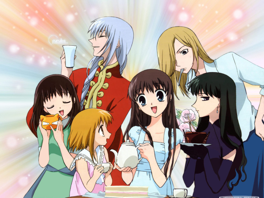 fruits_basket hanajima_saki honda_tohru sohma_ayame sohma_kisa tagme uotani_arisa