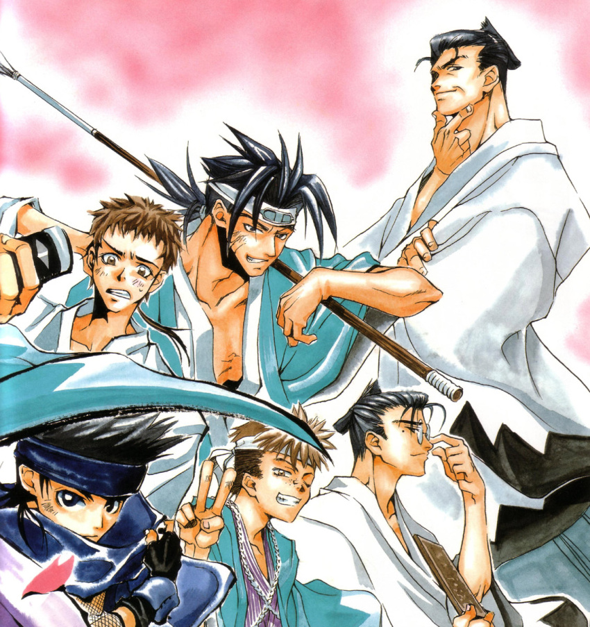 chrono_nanae harada_sanosuke ichimura_tatsunosuke kondo_isami male nagakura_shinpachi peacemaker_kurogane yamanami_keisuke yamazaki_susumu