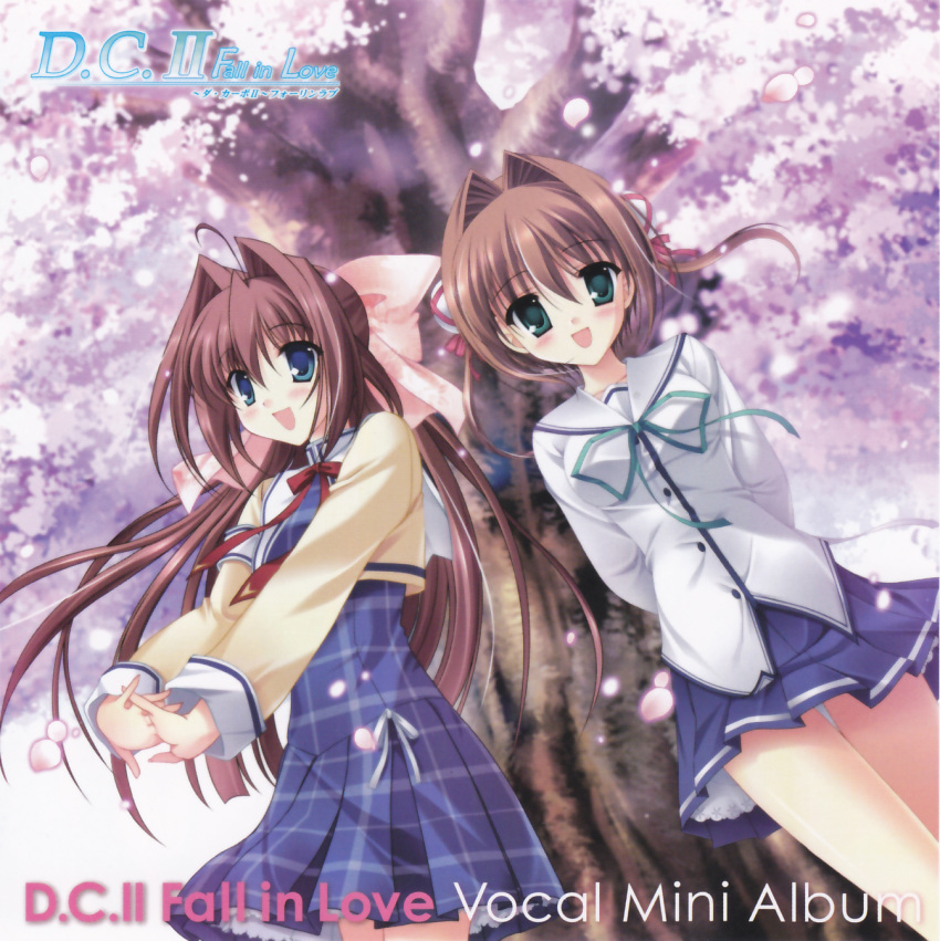 asakura_otome asakura_yume da_capo disc_cover kayura_yuka seifuku tanihara_natsuki