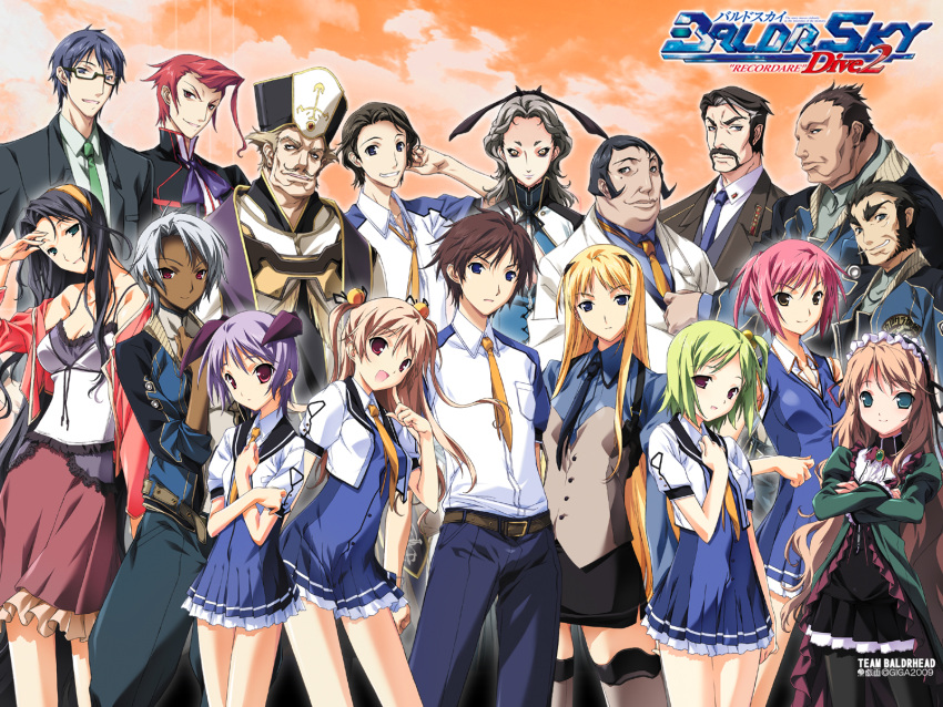 baldr_sky kikuchi_seiji kirishima_rein minazuki_makoto minazuki_sora nagisa_chinatsu nishino_aki noi shizel wakakusa_nanoha