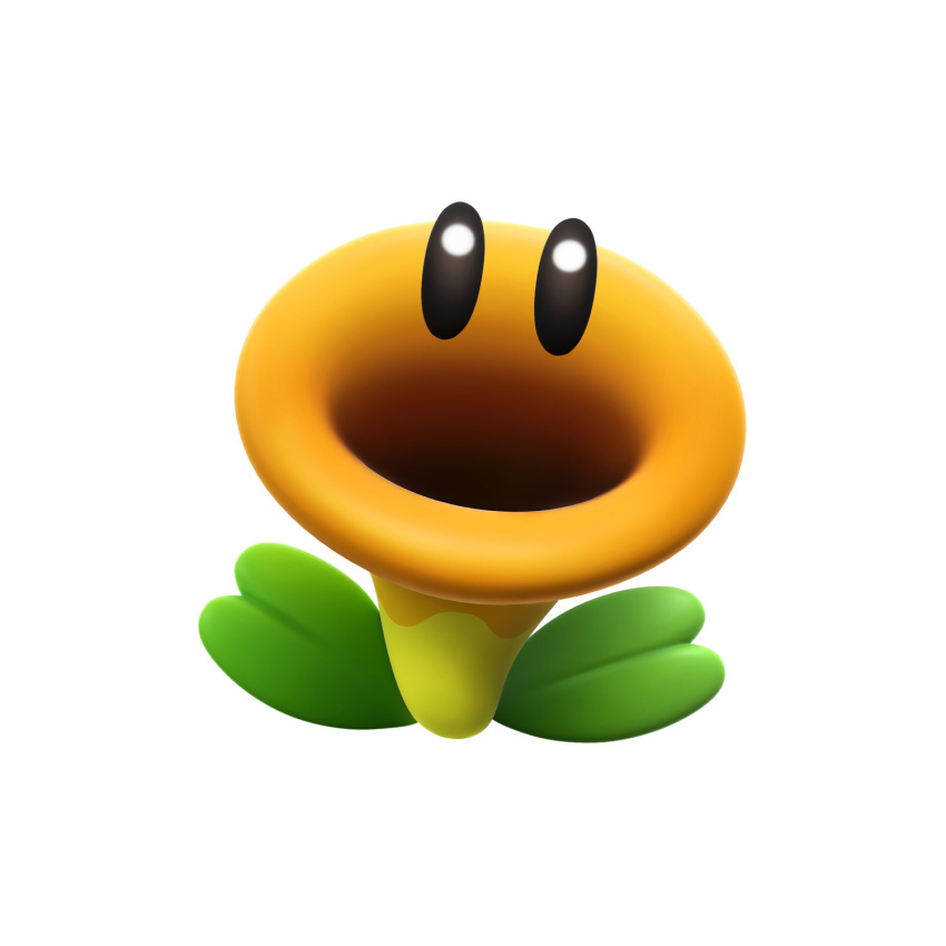 1:1 2023 :o ambiguous_gender animate_inanimate big_mouth_(anatomy) black_eyes detailed earless elemental_creature flora_fauna flower glistening glistening_eyes green_body green_flower head_tilt hi_res leaf looking_at_viewer mario_bros multicolored_body multicolored_flower nintendo noseless not_furry o_o official_art open_mouth orange_body orange_flower plant round_eyes shadow simple_background solo super_mario_bros_wonder talking_flower_(super_mario_bros_wonder) toony unknown_artist white_background wide_eyed