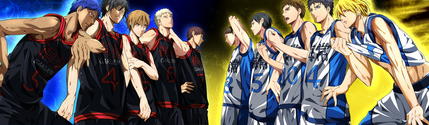 aomine_daiki hayakawa_mitsuhiro imayoshi_shouichi kasamatsu_yukio kise_ryouta kobori_kouji kuroko_no_basket male moriyama_yoshitaka sakurai_ryou susa_yoshinori wakamatsu_kousuke yuna_(rutera)