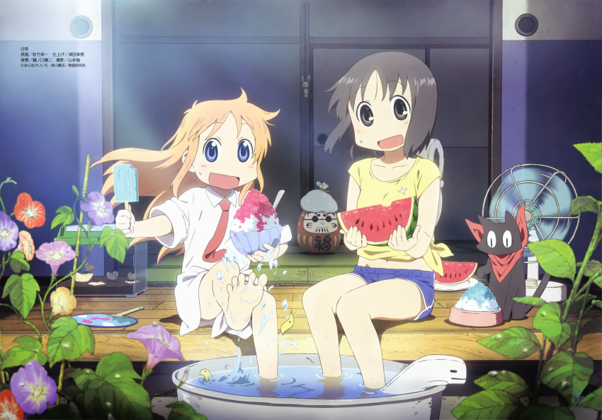 hakase nichijou sakamoto shinonome_nano tagme