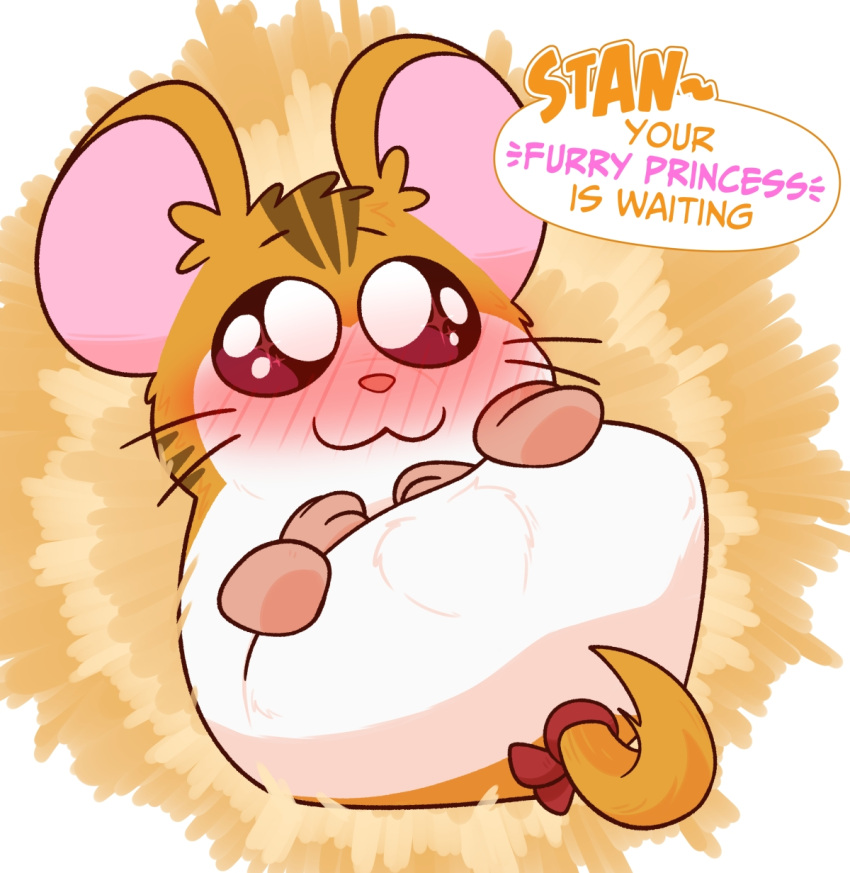 blush cricetid crushpepper female hamster hamtaro_(series) hi_res incest_(lore) mammal null rodent romantic sandy_(hamtaro) tagme