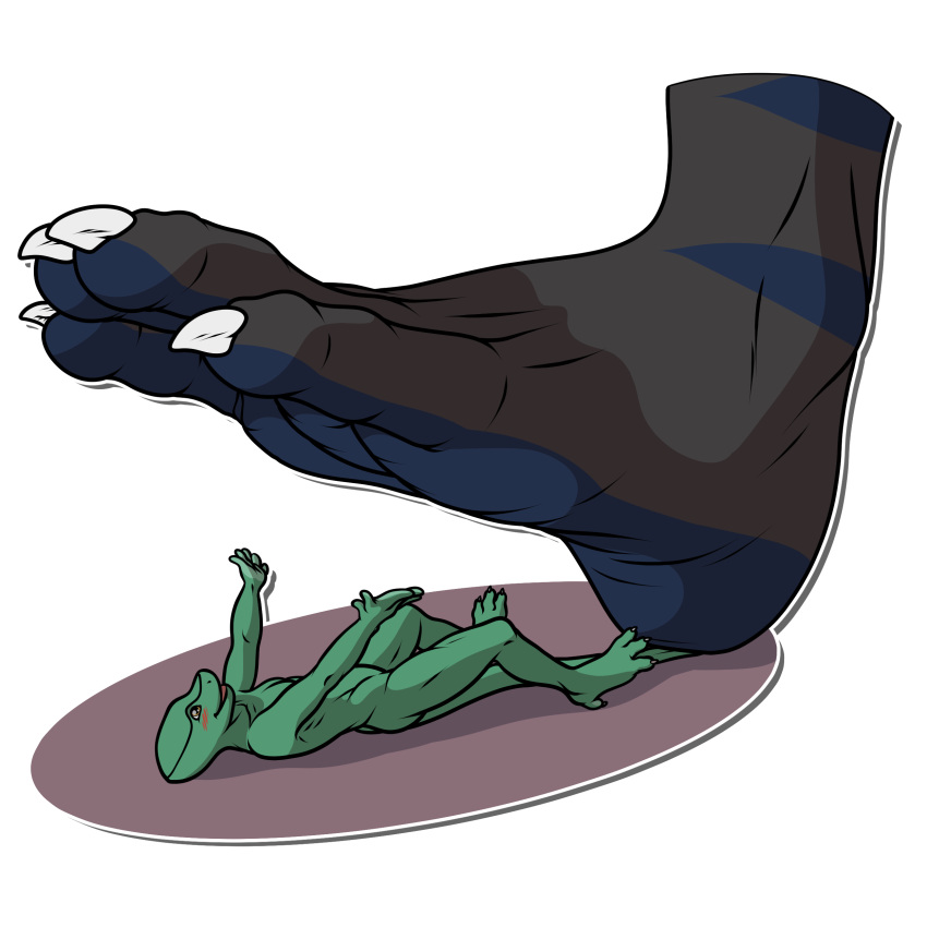 1:1 4_toes absurd_res alpha_channel ambiguous_gender anthro barefoot bartucthebloody blue_soles blush chameleon disembodied_foot dragon duo extreme_size_difference feet foot_focus hi_res humanoid_feet hybrid lizard mythological_creature mythological_scalie mythology nightraver nonbinary_(lore) nude pinned_by_foot pinned_tail plantigrade reptile scalie shimmering_spectrum simple_background size_difference solo_focus sovrim_terraquian tail telegram_sticker toes underfoot