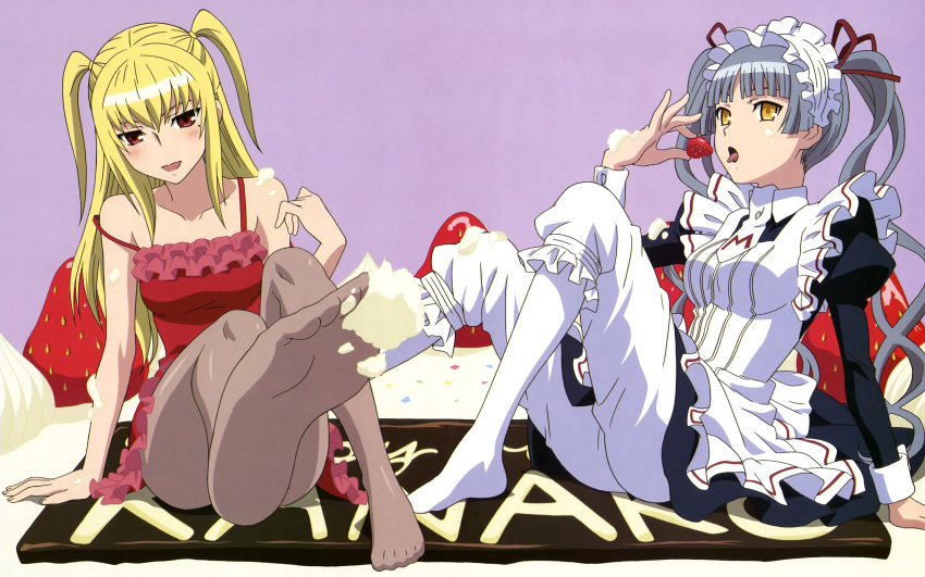 maid maria_holic shidou_mariya shinouji_matsurika tagme