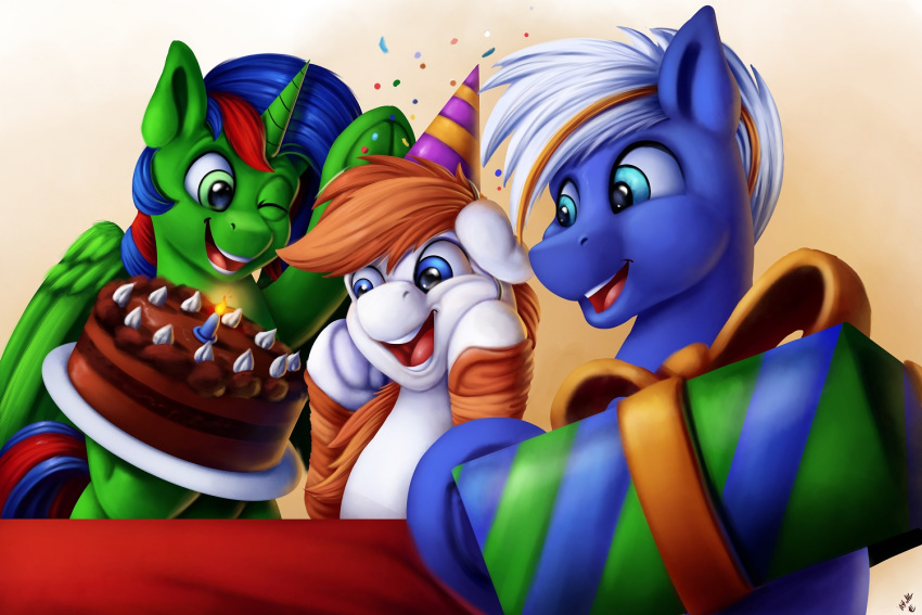 3:2 alicorn birthday cake christianclefnote day dessert electricblue equid equine feral food group hasbro horn horse mammal manupone my_little_pony mythological_creature mythological_equine mythology noblewolfa pony wings