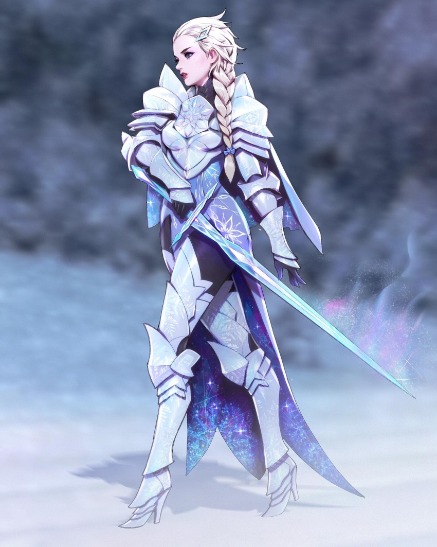 armor elsa_(frozen) frozen sword zeronis