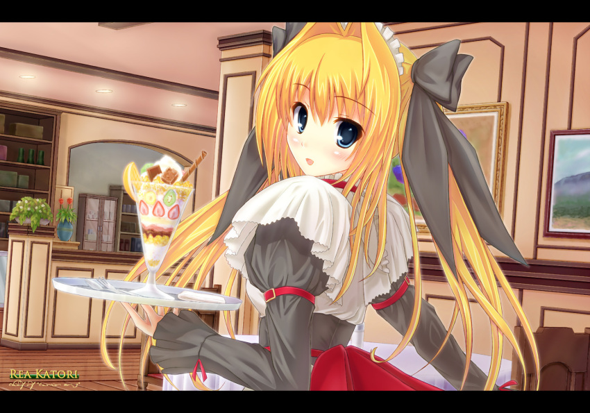 blonde_hair blue_eyes ichiroku katori_rea maid parfait_chocolat