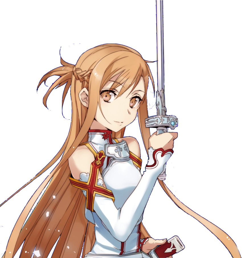 abec armor asuna_(sword_art_online) sword sword_art_online