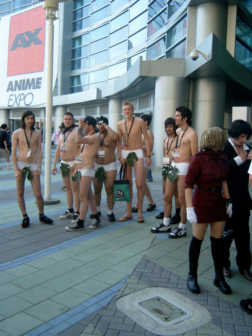 6+boys copyright_request cosplay happatai highres multiple_boys non-web_source photo