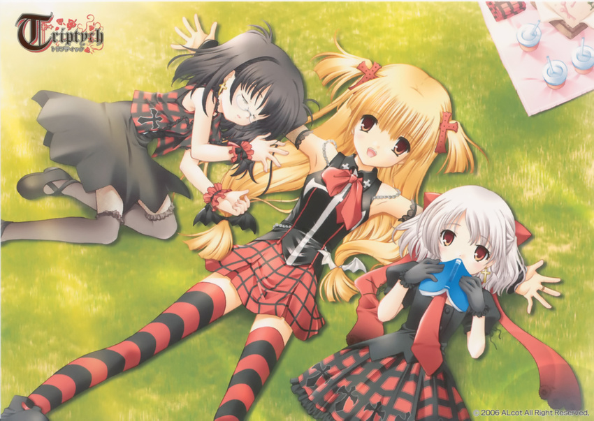 karen_(triptych) lolita_fashion natsuki nimura_yuuji riona thigh-highs triptych