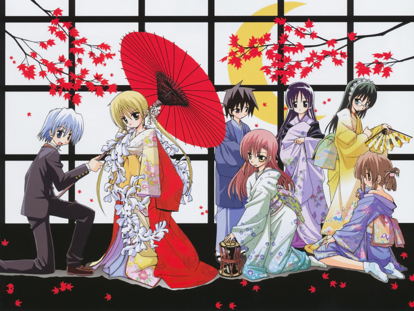 ayasaki_hayate hata_kenjirou hayate_no_gotoku japanese_clothes katsura_hinagiku kijima_saki kimono maria saginomiya_isumi sanzenin_nagi tachibana_wataru