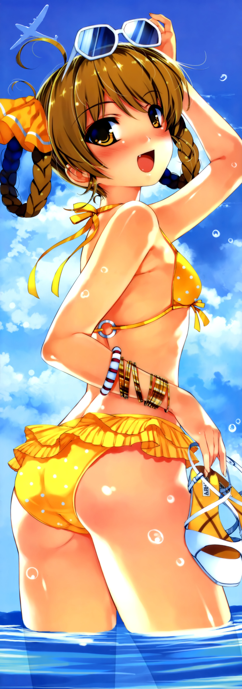 bikini chidori_minamo misaki_kurehito mizugi oshiri photoshop suiheisen_made_nan_mile? sumairu_cubic!